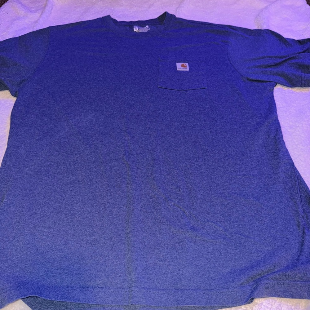 Carhartt Men's Pocket Tee in Navy Blue